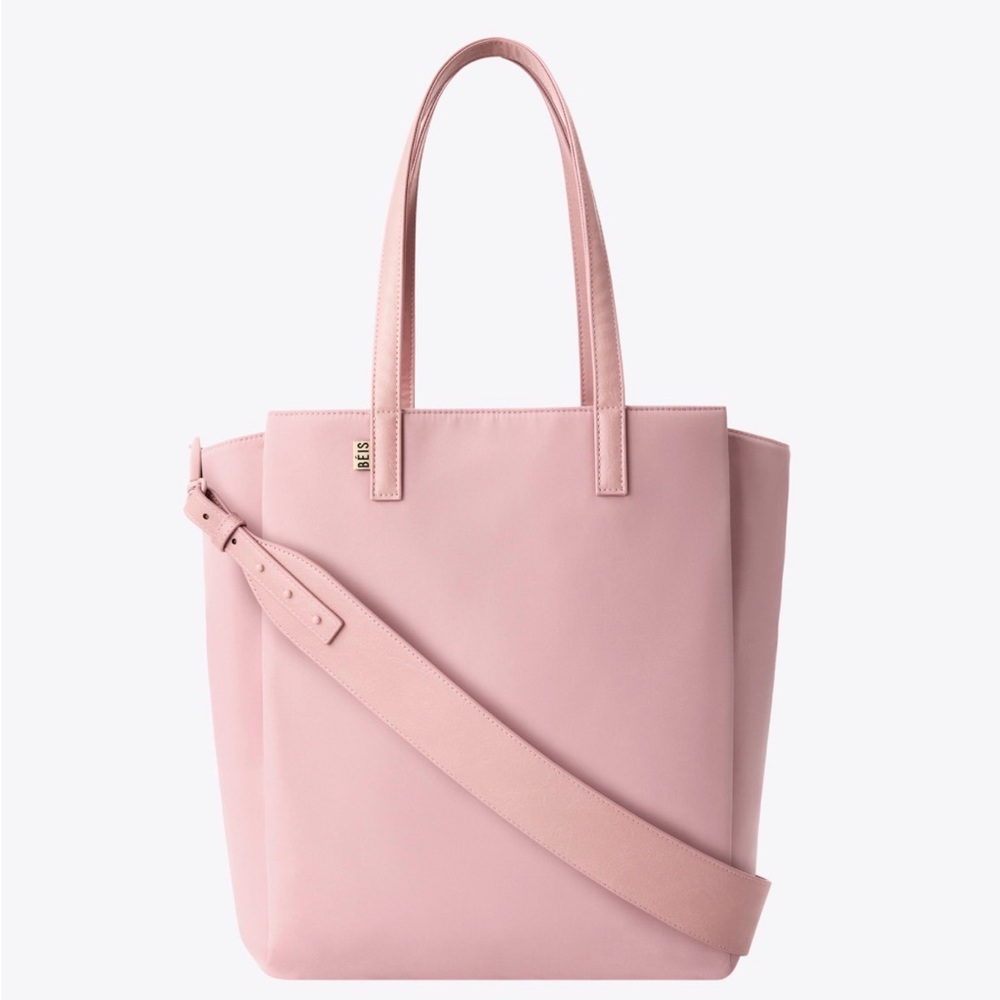 Beis Commuter Tote in Atlas Pink